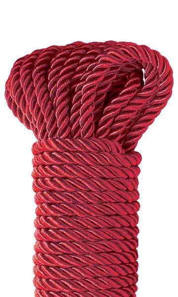 0185P      Deluxe Silky Rope, 32 Ft., Red - LAST CHANCE - Final Closeout!