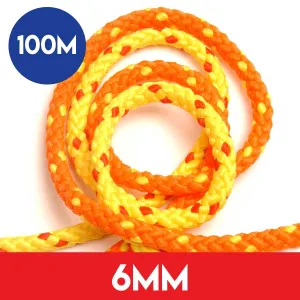 100m of 6mm Floatline Tow Rope