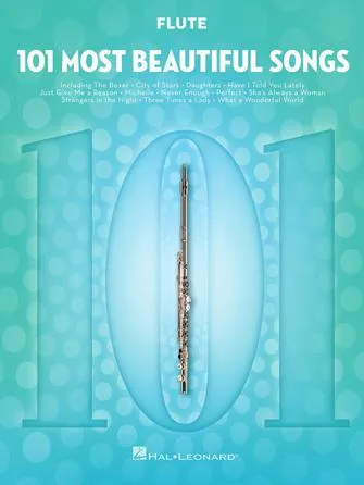 101 MOST BEAUTIFUL SONGS for Flute