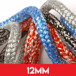 12mm Kingfisher Melange Braid on Braid Rope