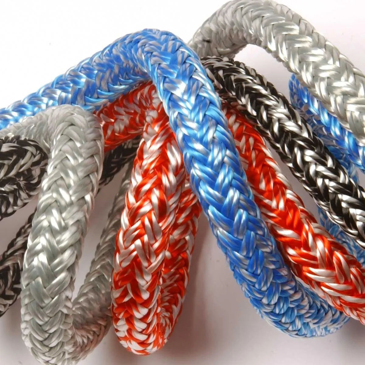 12mm Kingfisher Melange Braid on Braid Rope