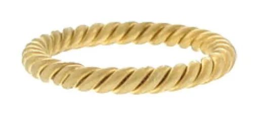 14K or 18K Yellow Hand Braided Ring