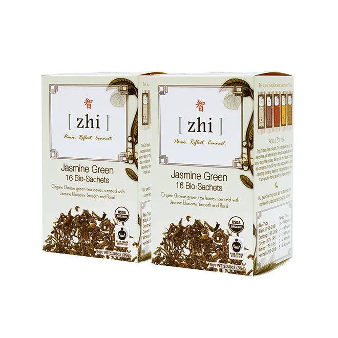 16ct Bio-Sachet Box - Jasmine Green