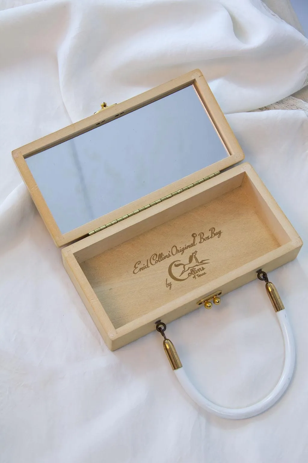 1960s 1969 documented ENID COLLINS DOVE box bag purse | new fall winter