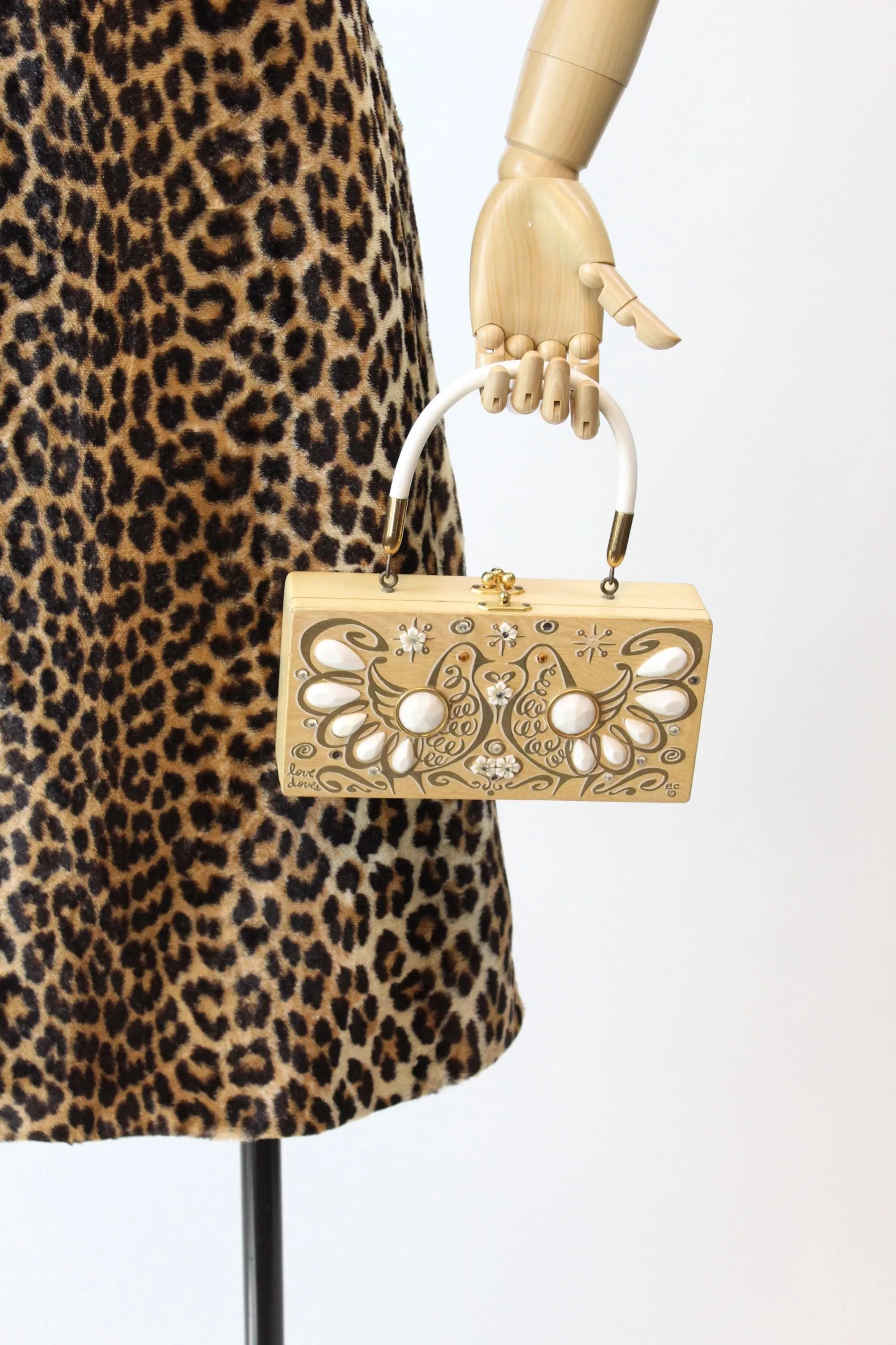 1960s 1969 documented ENID COLLINS DOVE box bag purse | new fall winter