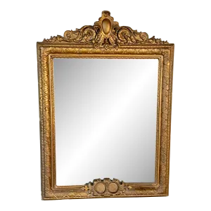 19th Century Antique French Gilt Mirror