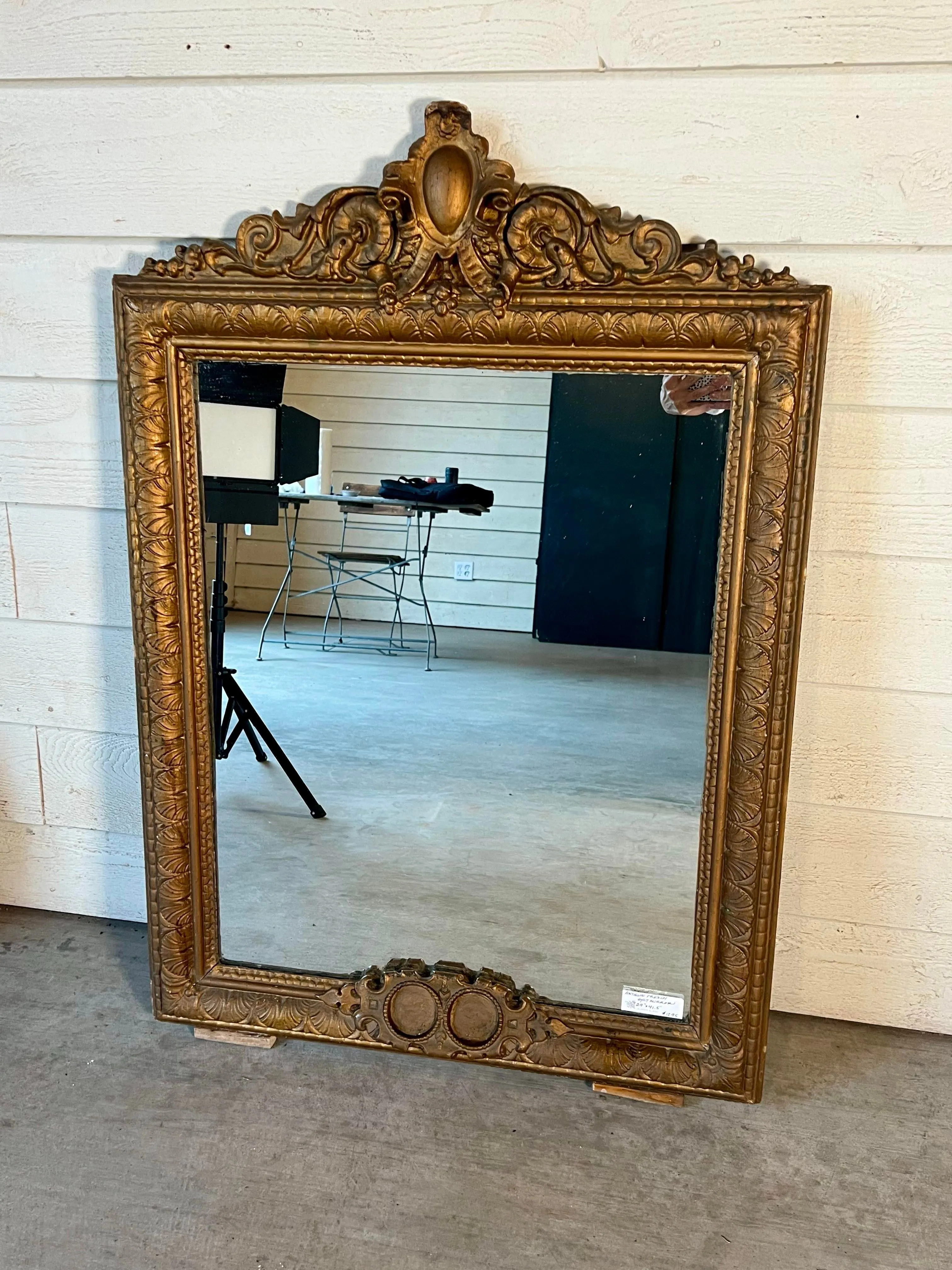 19th Century Antique French Gilt Mirror