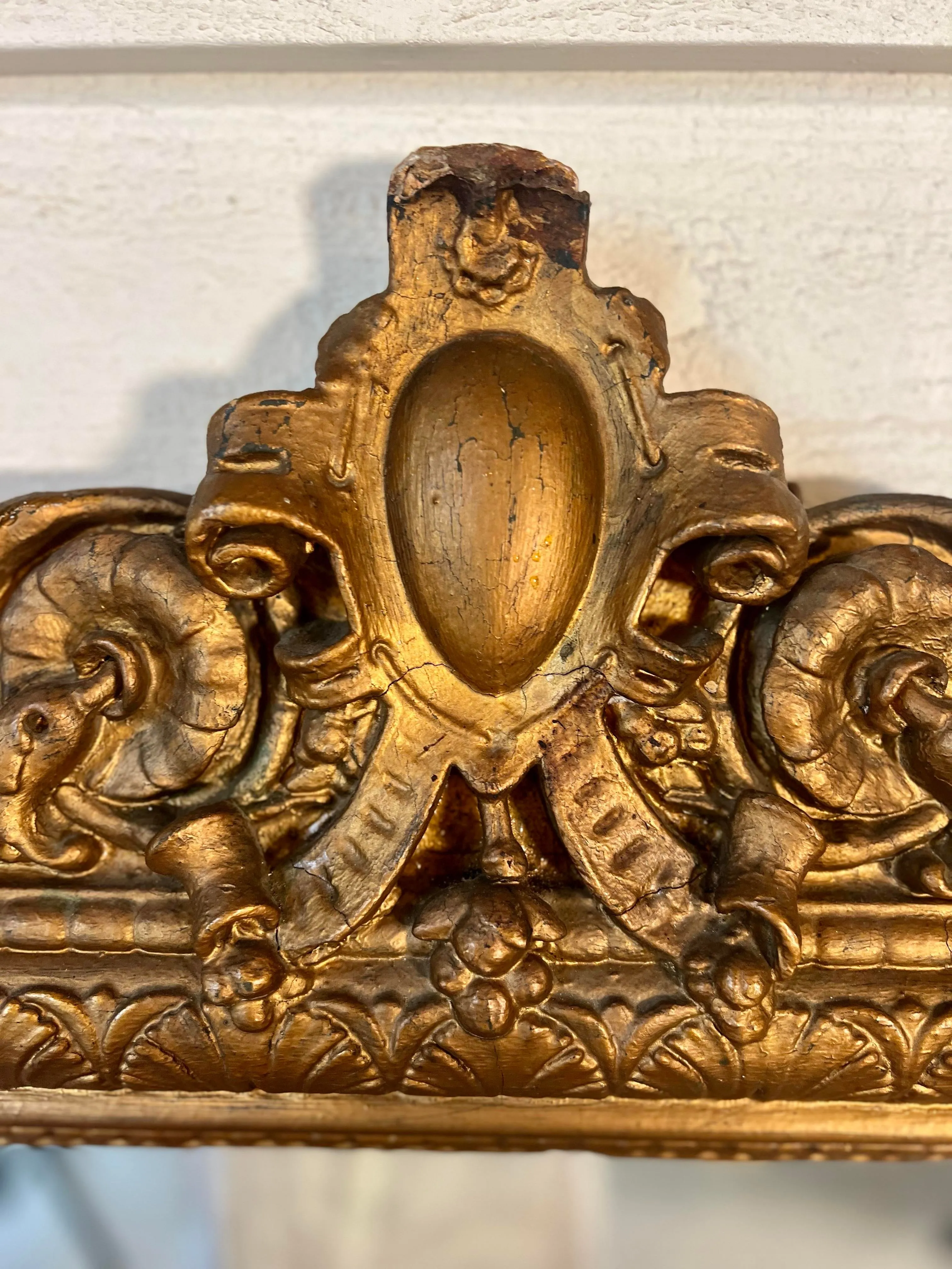 19th Century Antique French Gilt Mirror