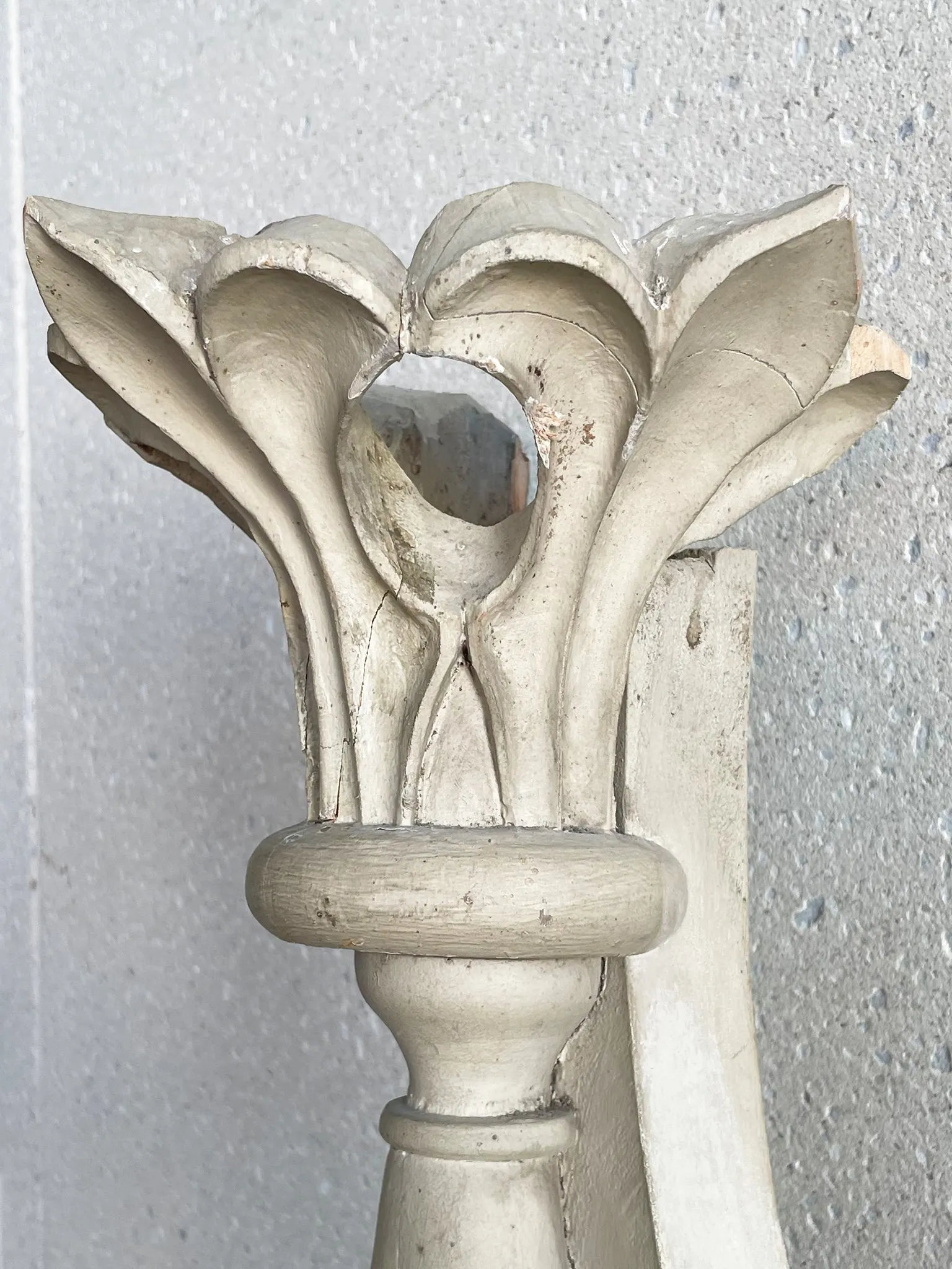 20th Century Gothic Revival Style Wall Mirror
