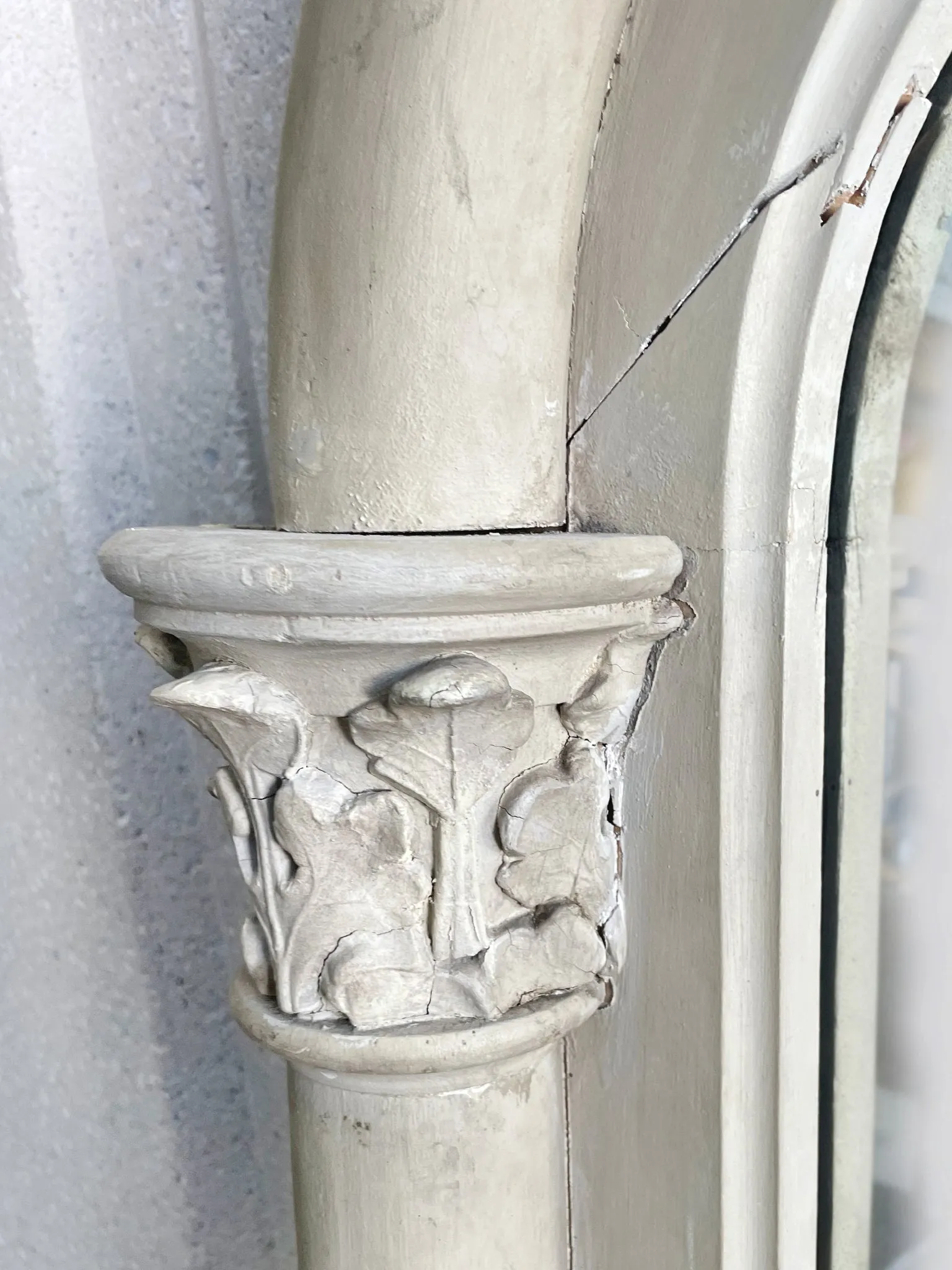 20th Century Gothic Revival Style Wall Mirror