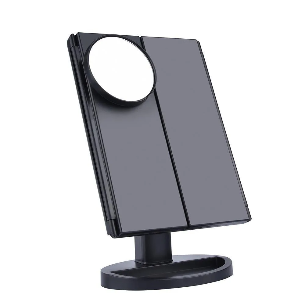 22 LED Lighted Makeup Mirror - Desktop Touch Screen Make Up Mirror
