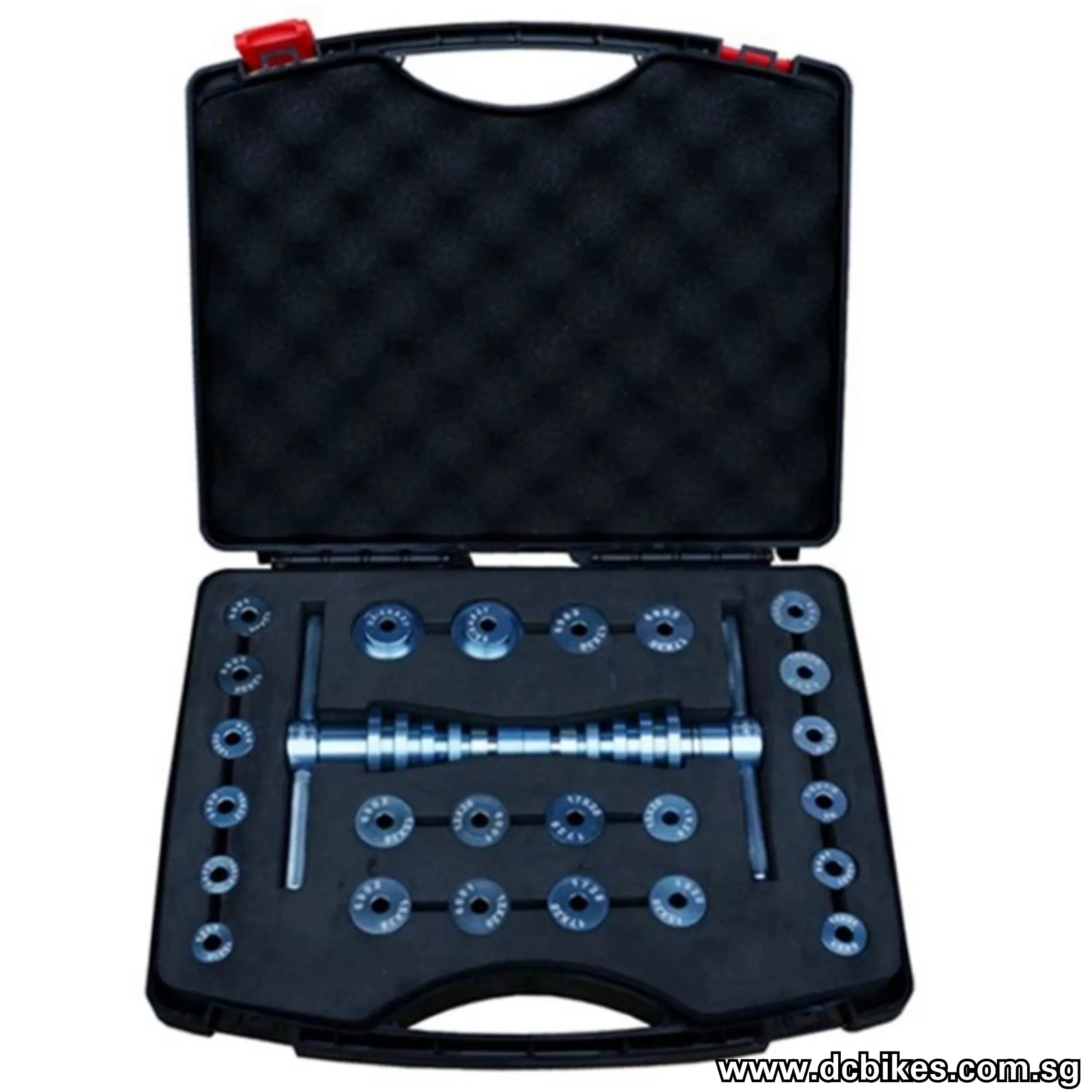 25 Pieces Bicycle Hub Bearing/Bottom Bracket Installation Press Fit Tool Box Kit 