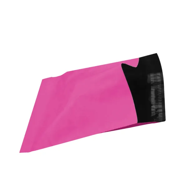 255mm x 330mm   40mm Poly Mailing Courier Satchel Pink