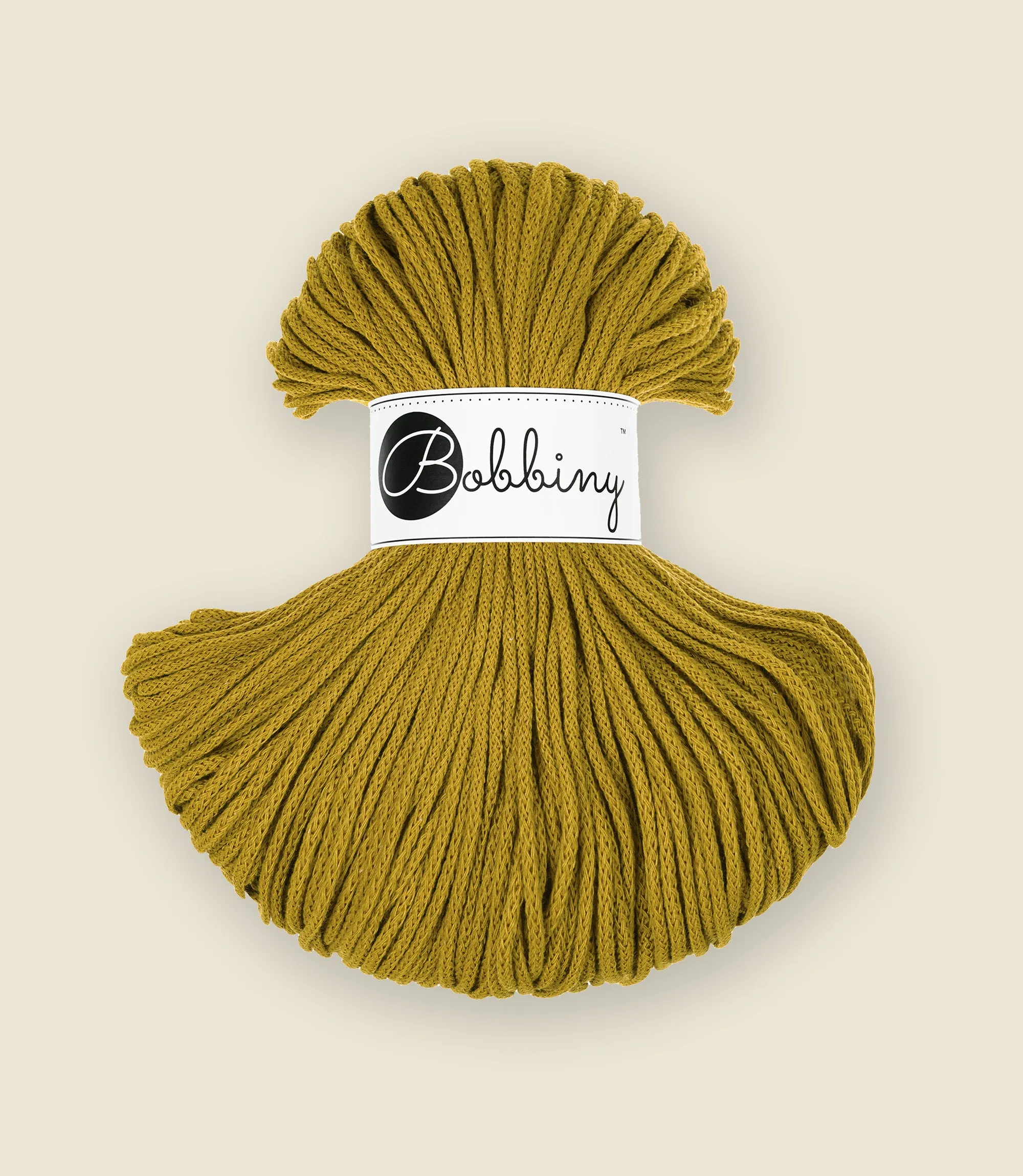 3 mm braided cord, recycled cotton