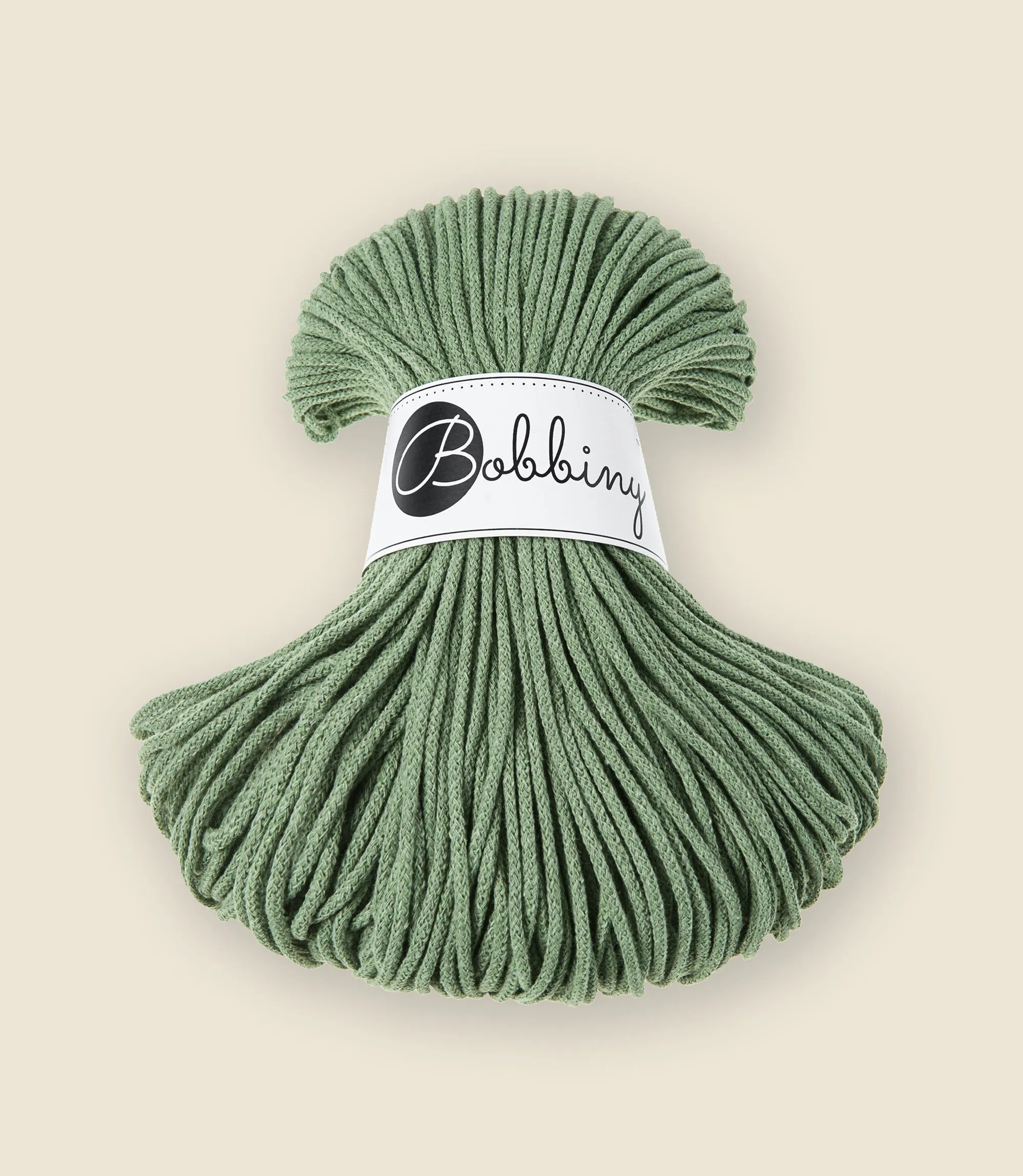 3 mm braided cord, recycled cotton