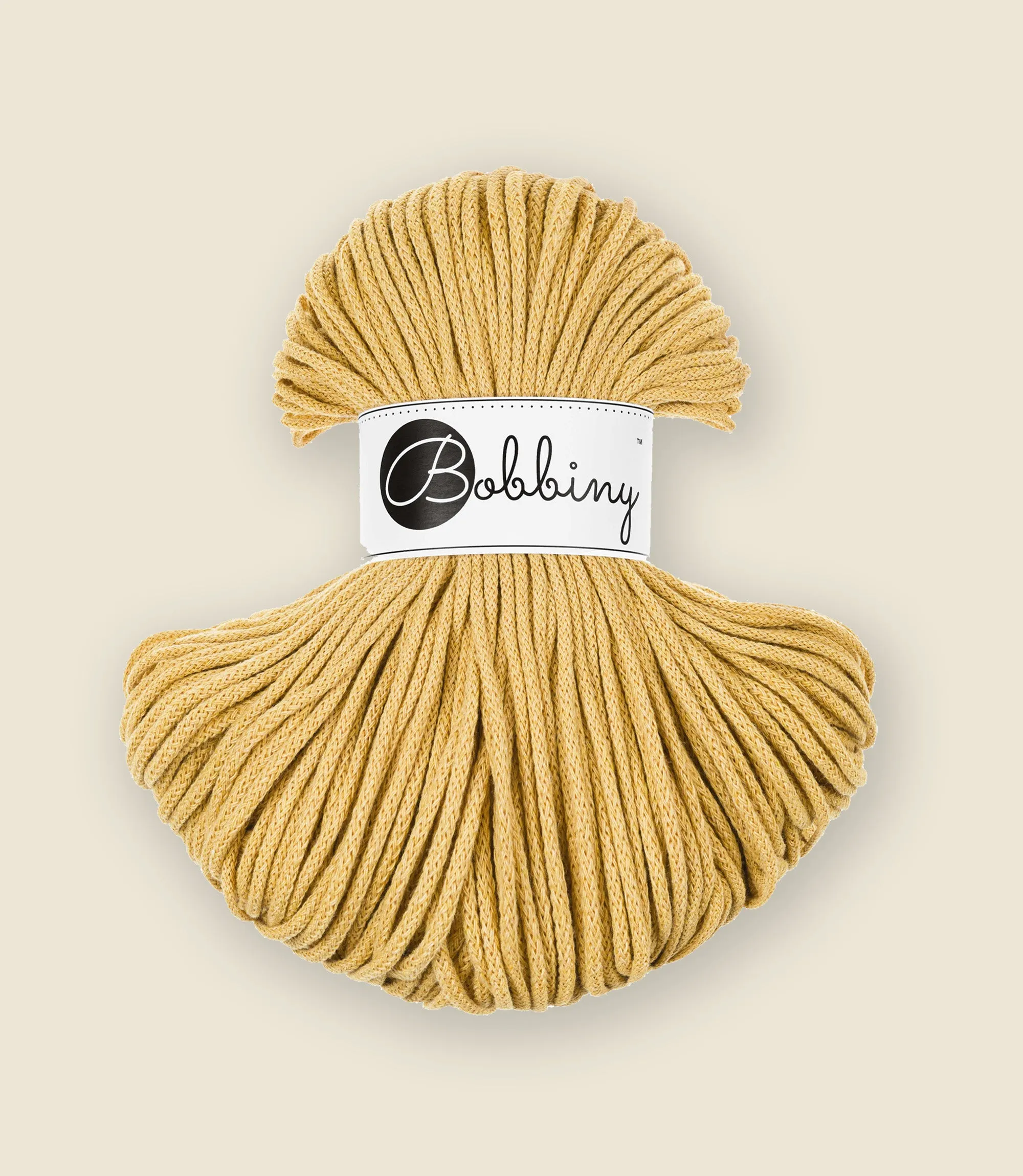 3 mm braided cord, recycled cotton