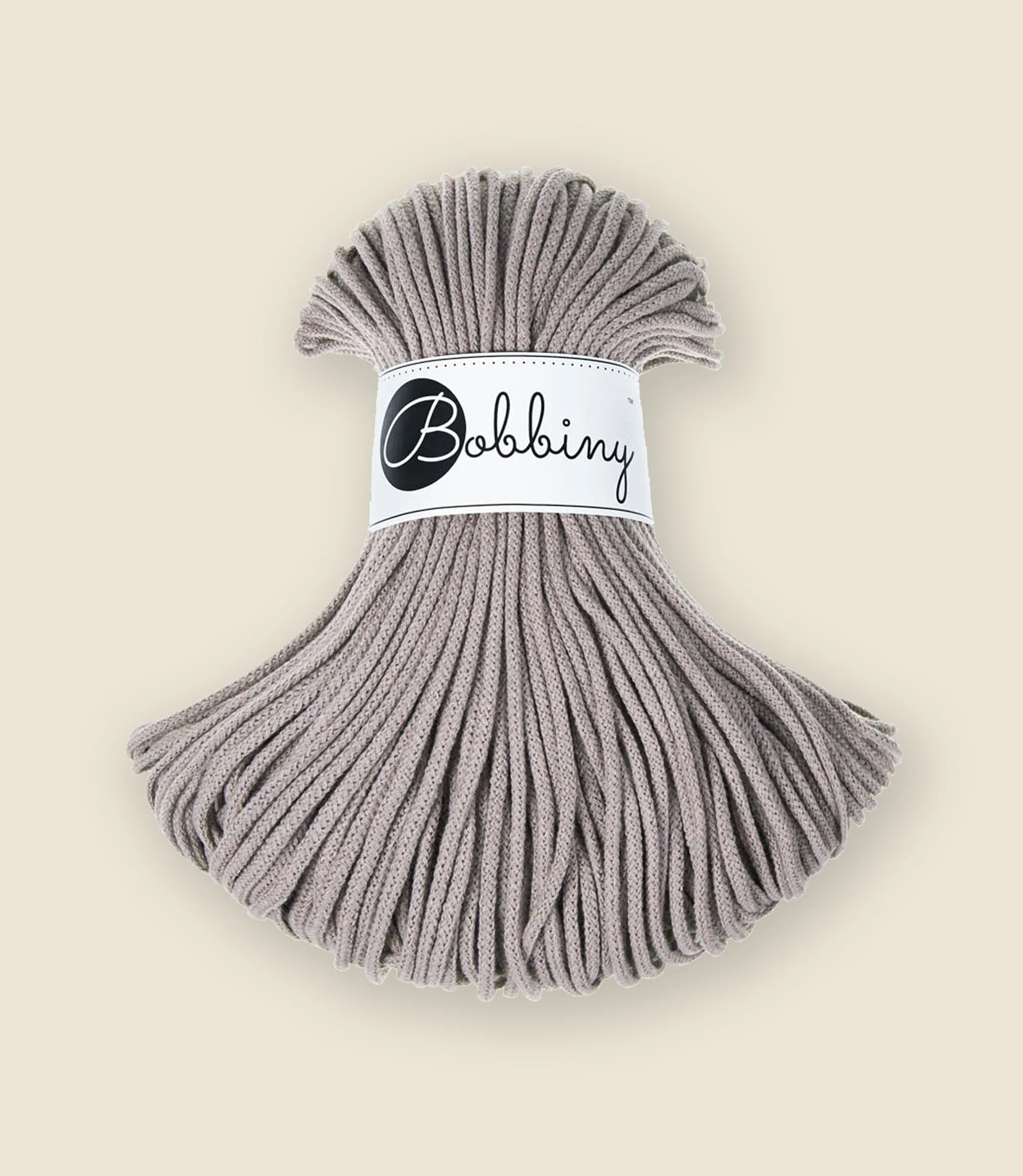 3 mm braided cord, recycled cotton