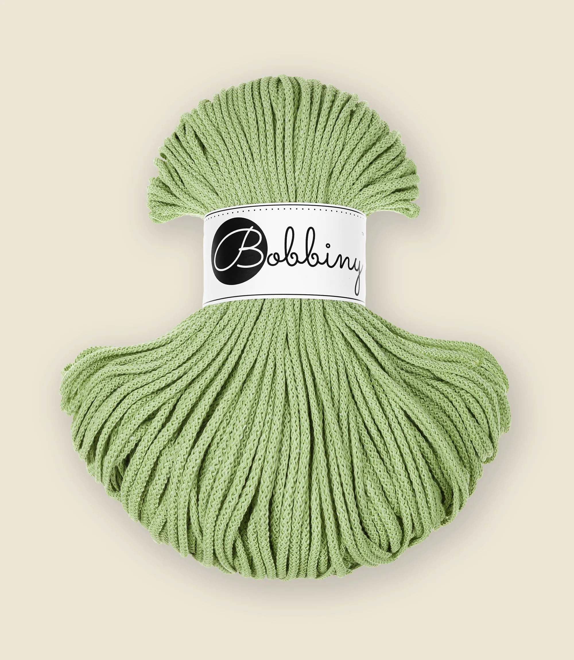3 mm braided cord, recycled cotton