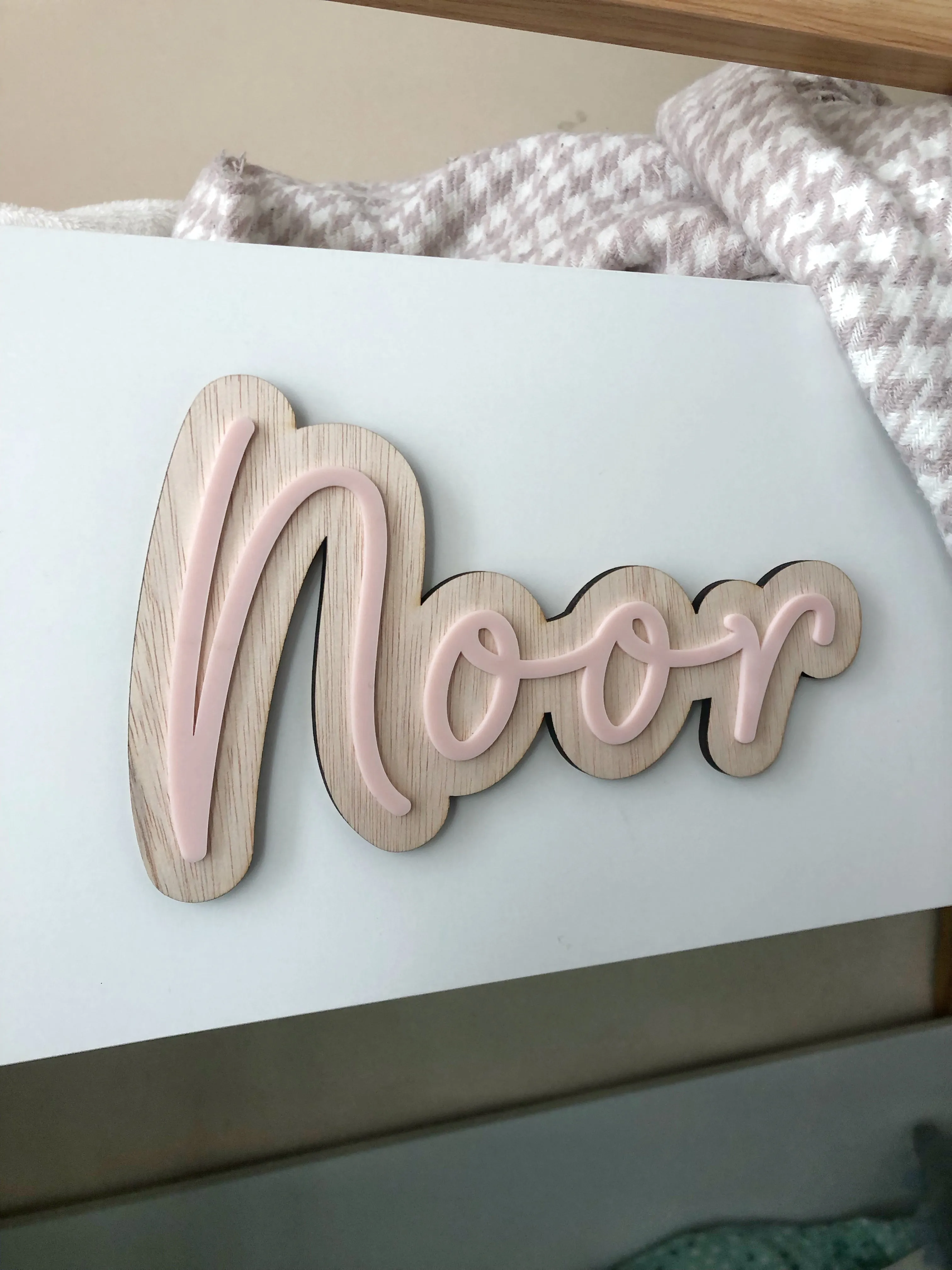 3D Kids Name Signs - Plywood