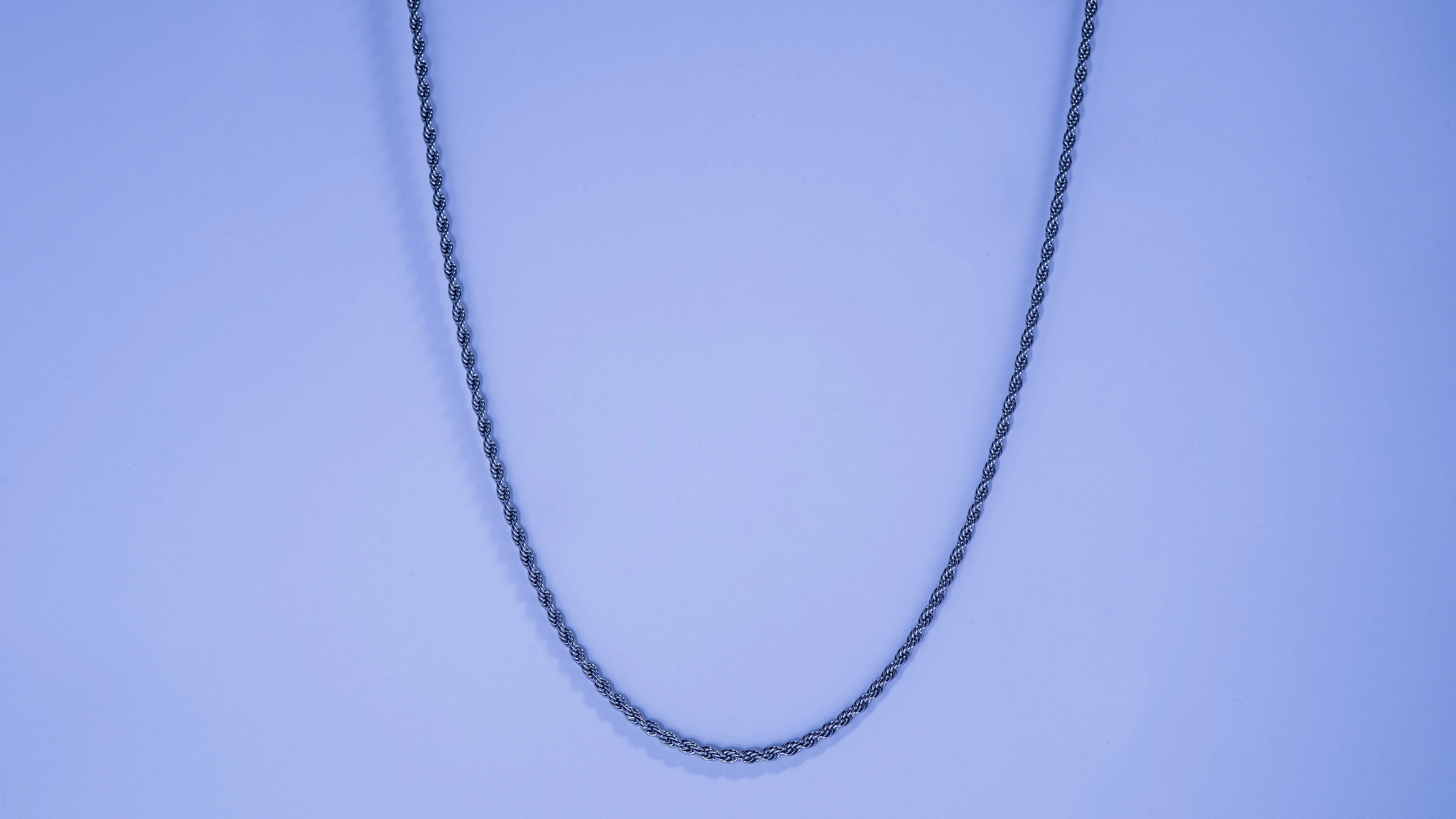 3MM Rope Chain Silver