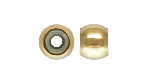 4.0mm Smart Bead 3.0mm Hole 2.0mm Fit, 14k gold filled. Made in USA. #4004840I2