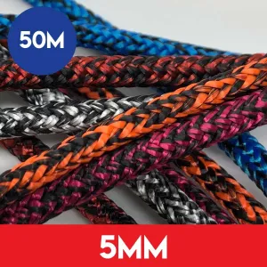 50m Reel of 5mm Dyneema Kingfisher Evolution Race Rope