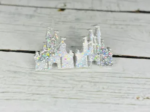 50th Anniversary Castle Earrings - 12mmX14mm