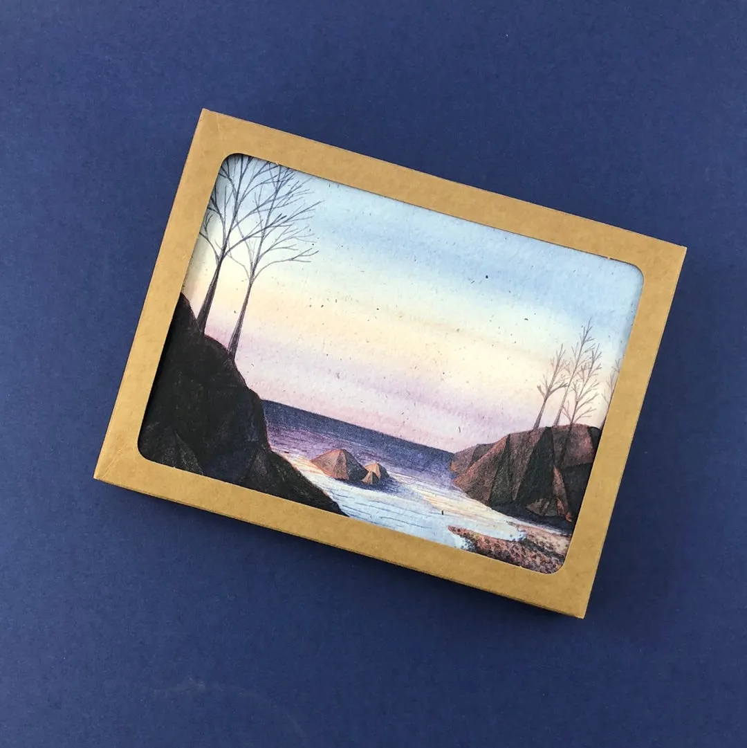 6 Pack Variety - Nature Scenes Greeting Cards - Tree Planted with Purchase