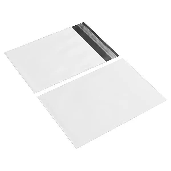 700mm x 900mm   40mm Poly Mailing Courier Satchel White