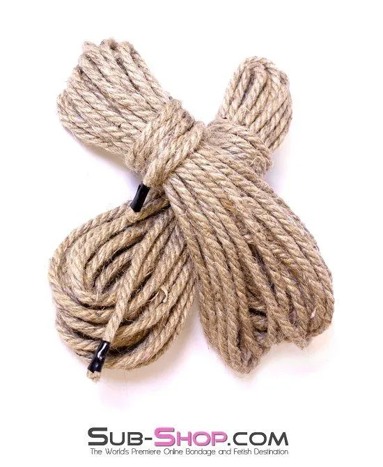 7028ZG      Jute Japanese Shibari Bondage Rope