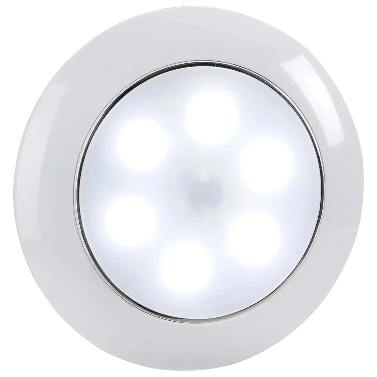75mm 12v Saturn Lamp Dual Colour  Led interior Lamp with touch Switch (White/Red)