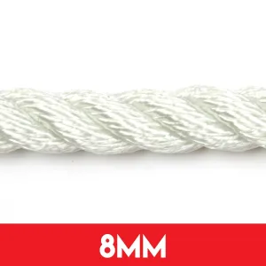 8mm 3 Strand Nylon Anchor Rope