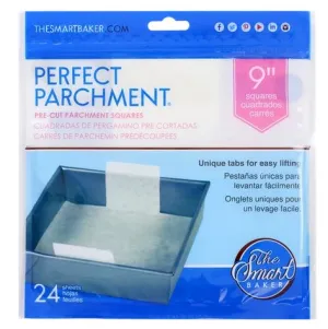 9 in Square Parchment Sheets