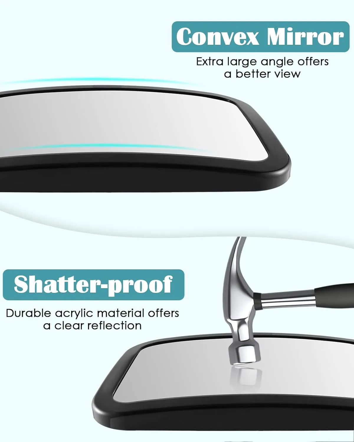 Adjustable Baby Rear-Facing Car Seat Mirror