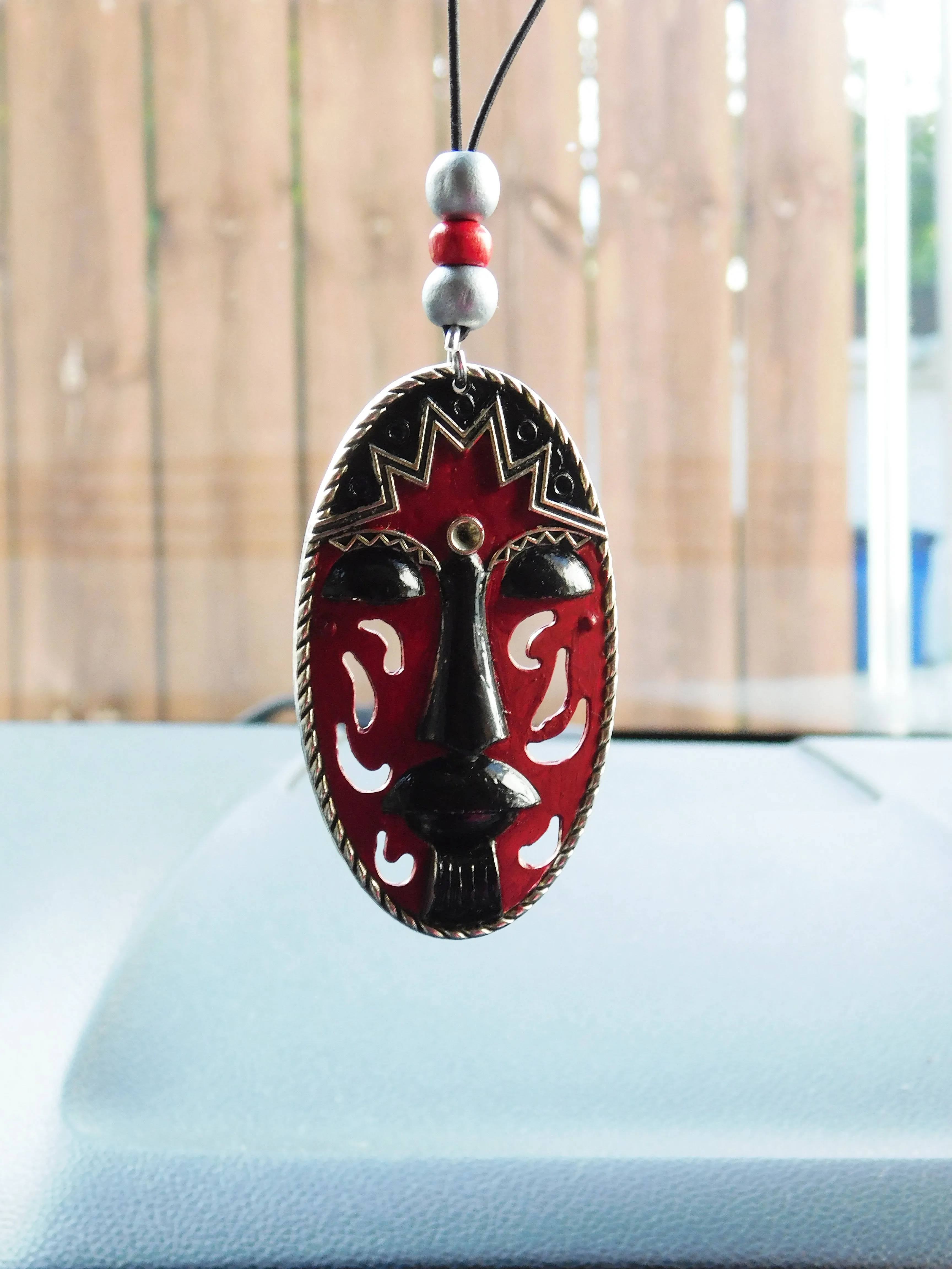 Afrocentric Car Charm African Red Black African Gift Ideas Christmas Kwanzaa