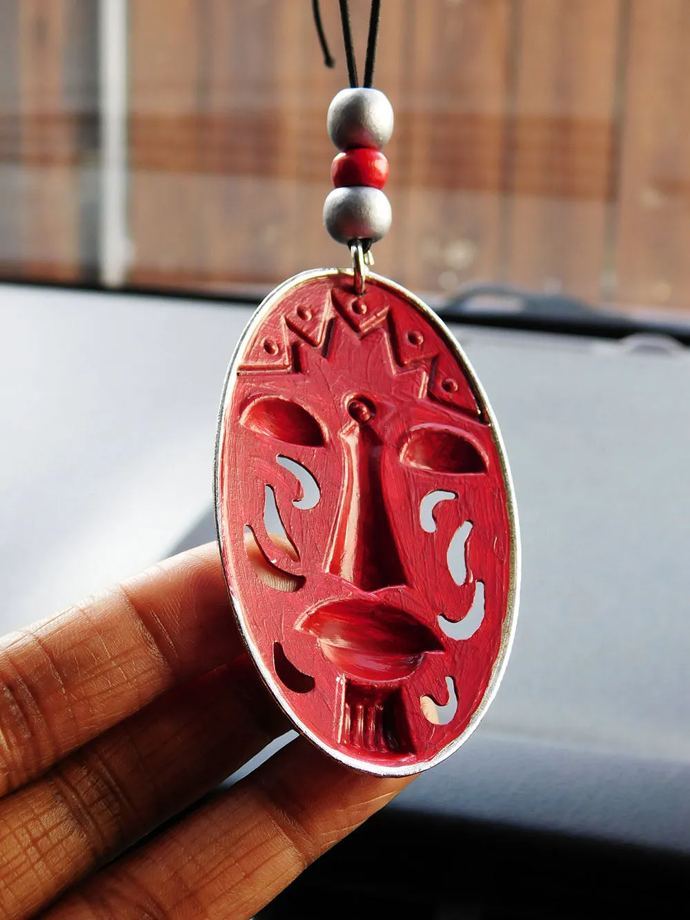 Afrocentric Car Charm African Red Black African Gift Ideas Christmas Kwanzaa