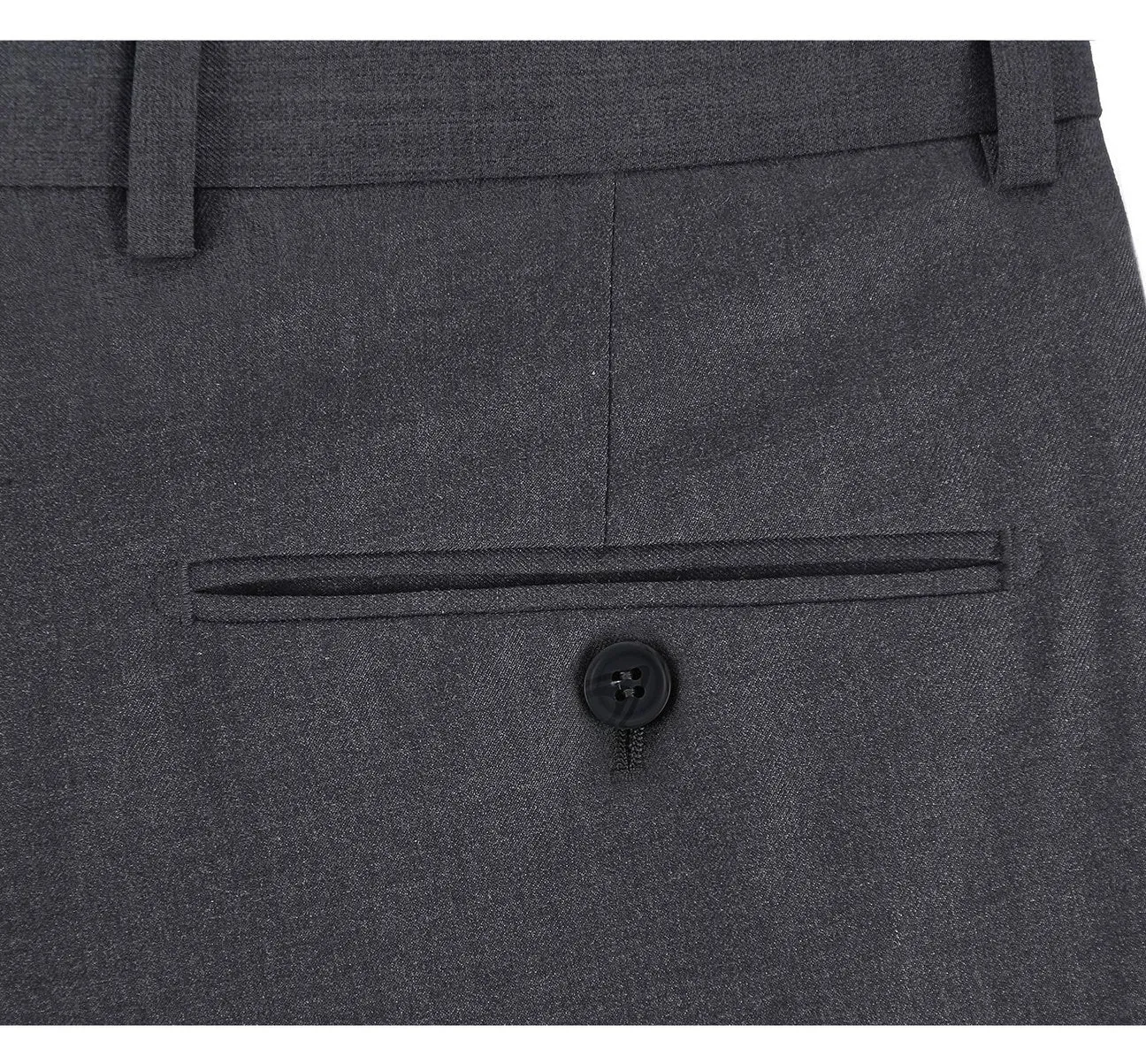 Alessandro Vitello by Renoir Charcoal Slim Fit Flat Front Suit Separate Pants 202-1
