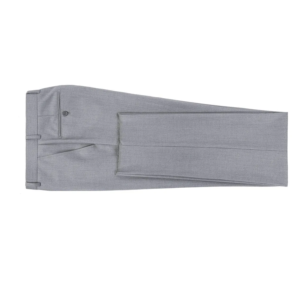 Alessandro Vitello by Renoir Grey Slim Fit Flat Front Suit Separate Pants 202-2