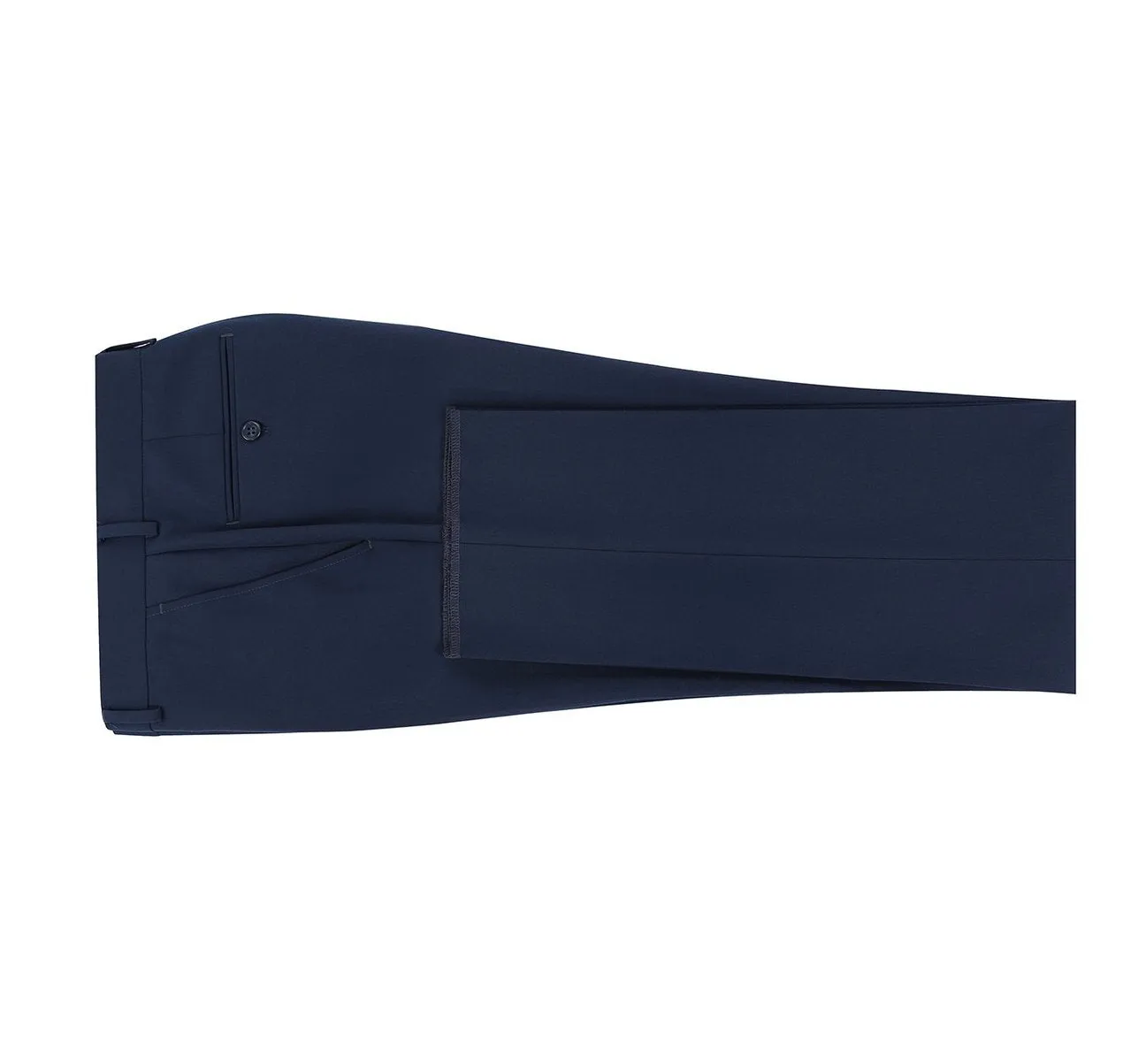 Alessandro Vitello by Renoir Navy Slim Fit Flat Front Suit Separate Pants 201-19