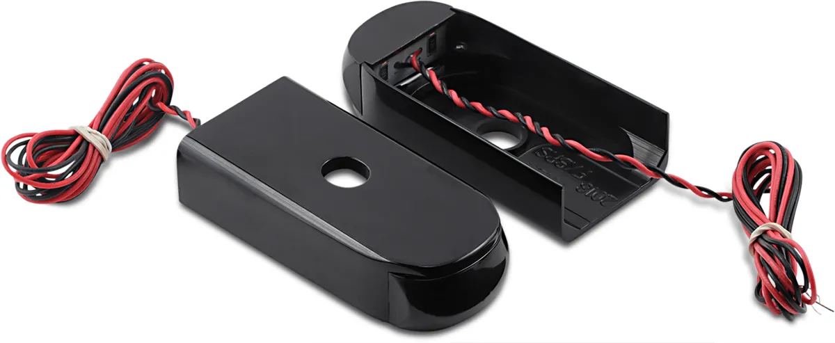 Alloy Art SSL-BR-2B Strut Mount LED Lights - Smoke Lens - Anodized Black Finish