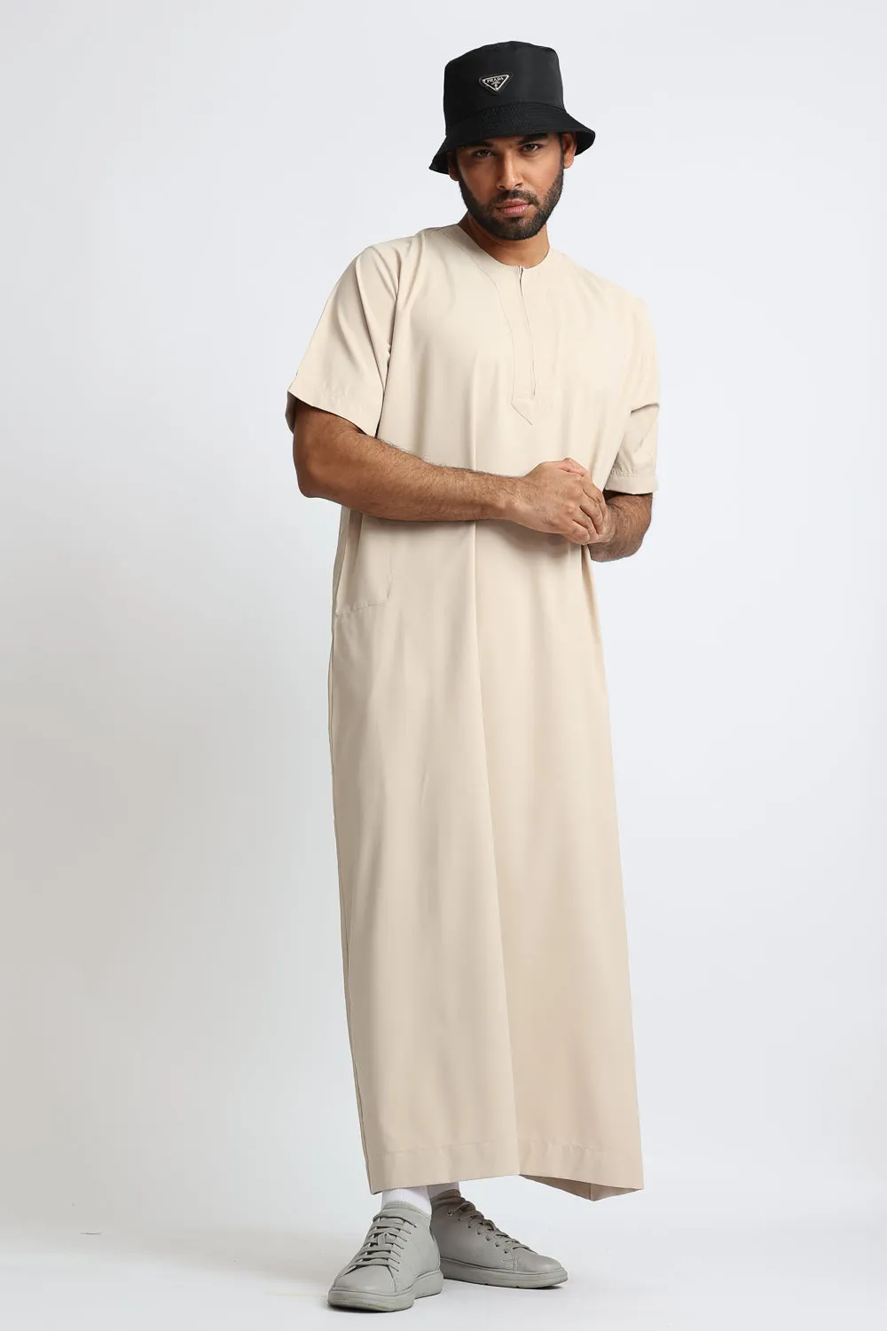 Almond Half Sleeve Thobe