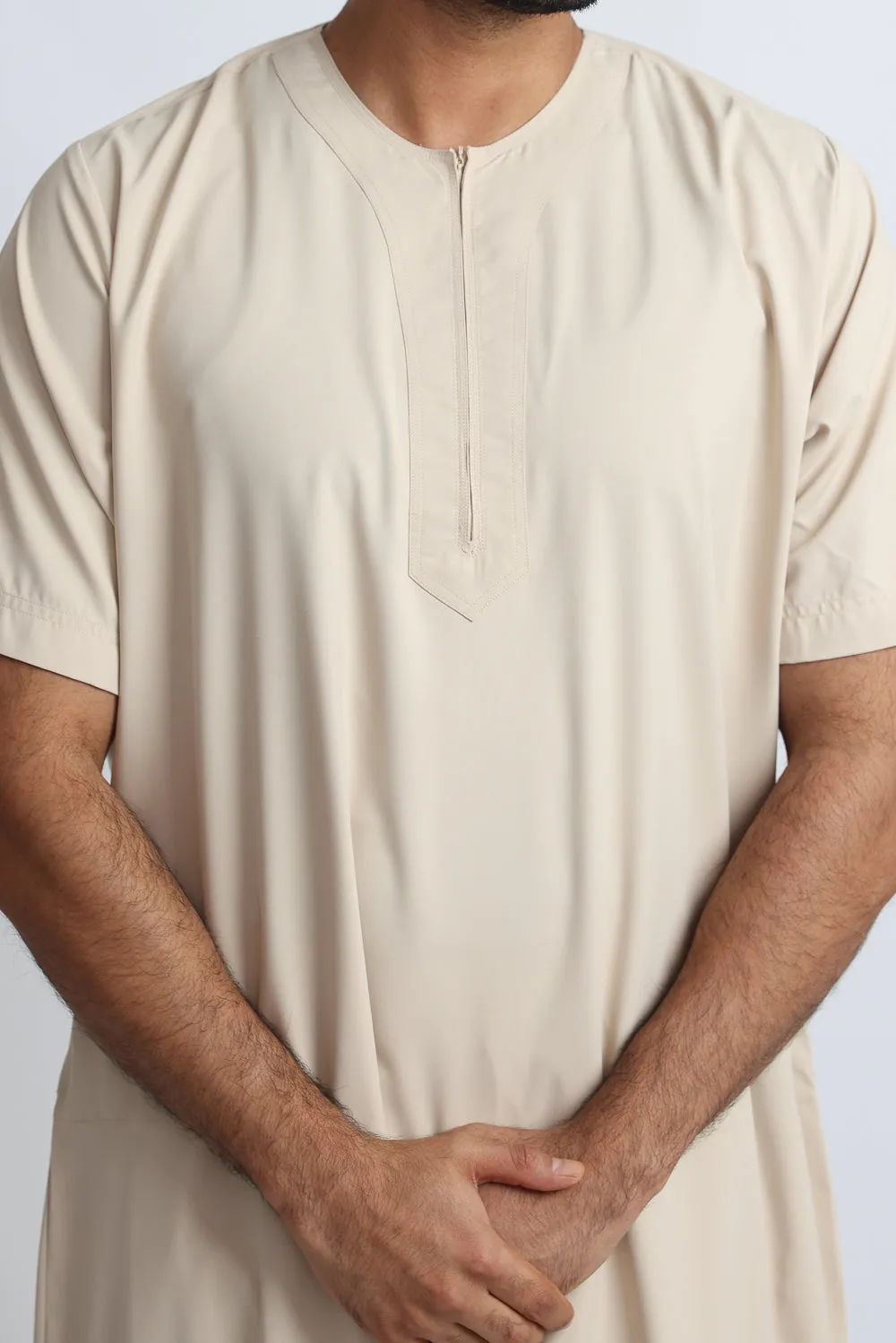 Almond Half Sleeve Thobe