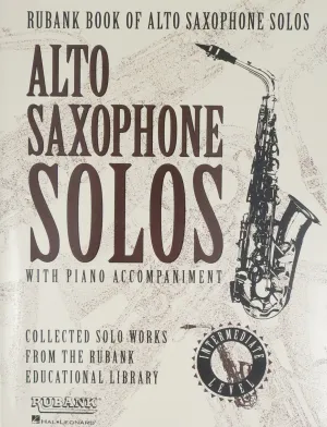Alto Saxophone Solos with Piano Accompaniment Intermediate level