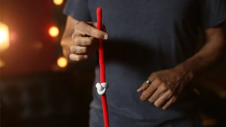 Amazing Acrobatic Knot w/xtra knot Blue and Yellow (Gimmicks and Online Instructions) by Daryl