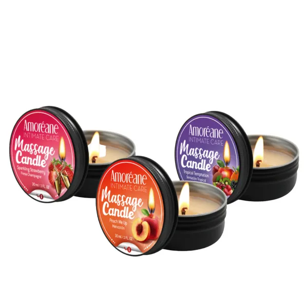 Amoreane Massage Candle - Dual Function, Skin-Nourishing Oil