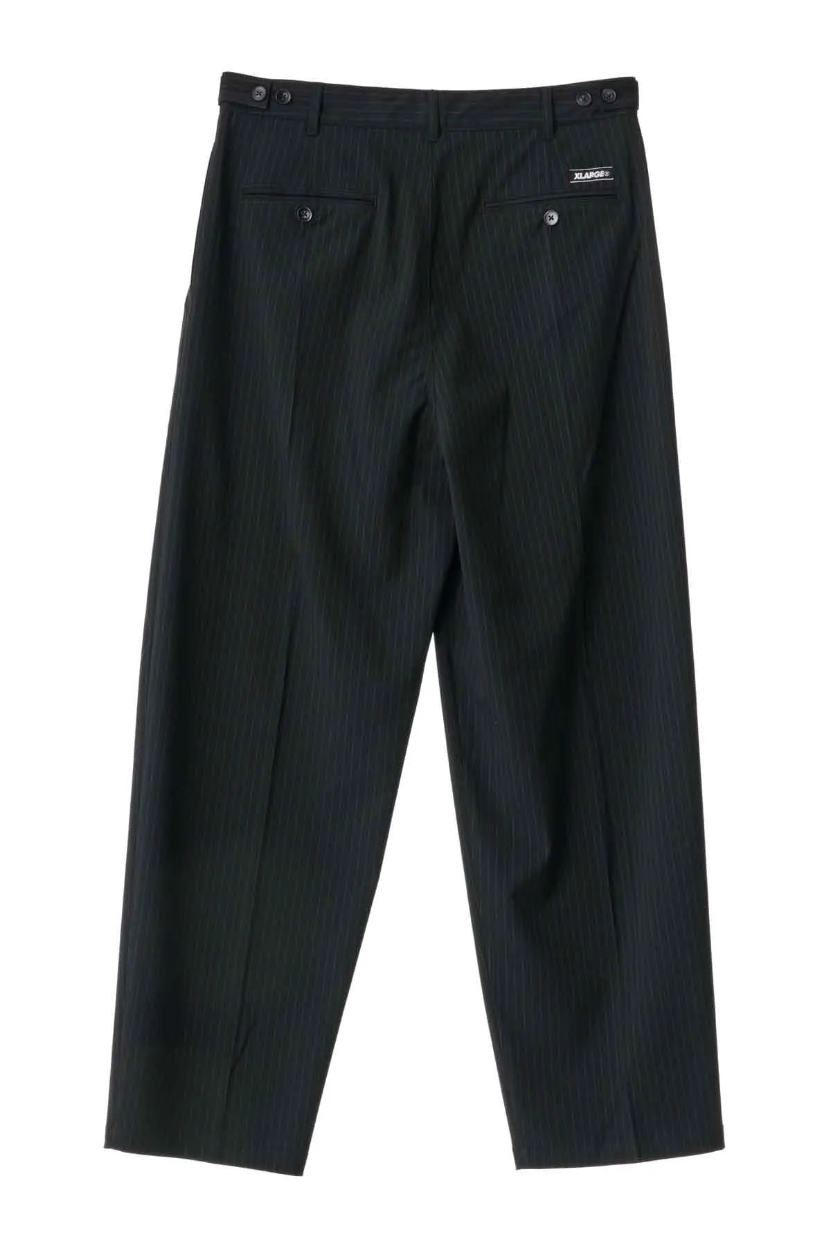 AMPLIFY PLEATED TROUSER - BLACK STRIPE