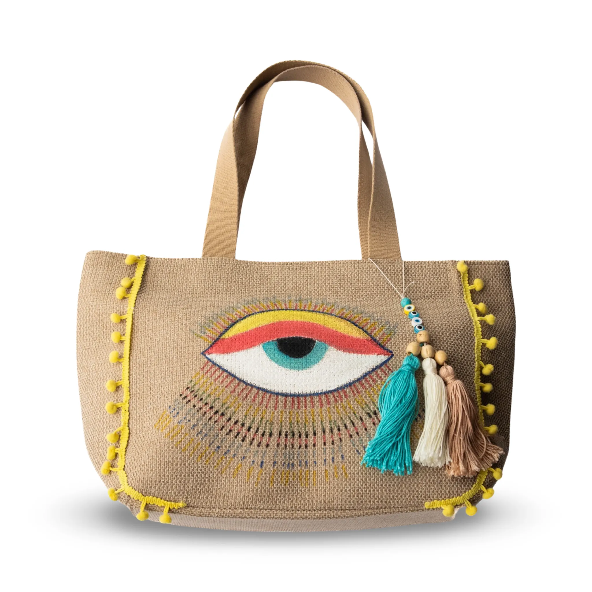 Antalya Canvas Beach Bag