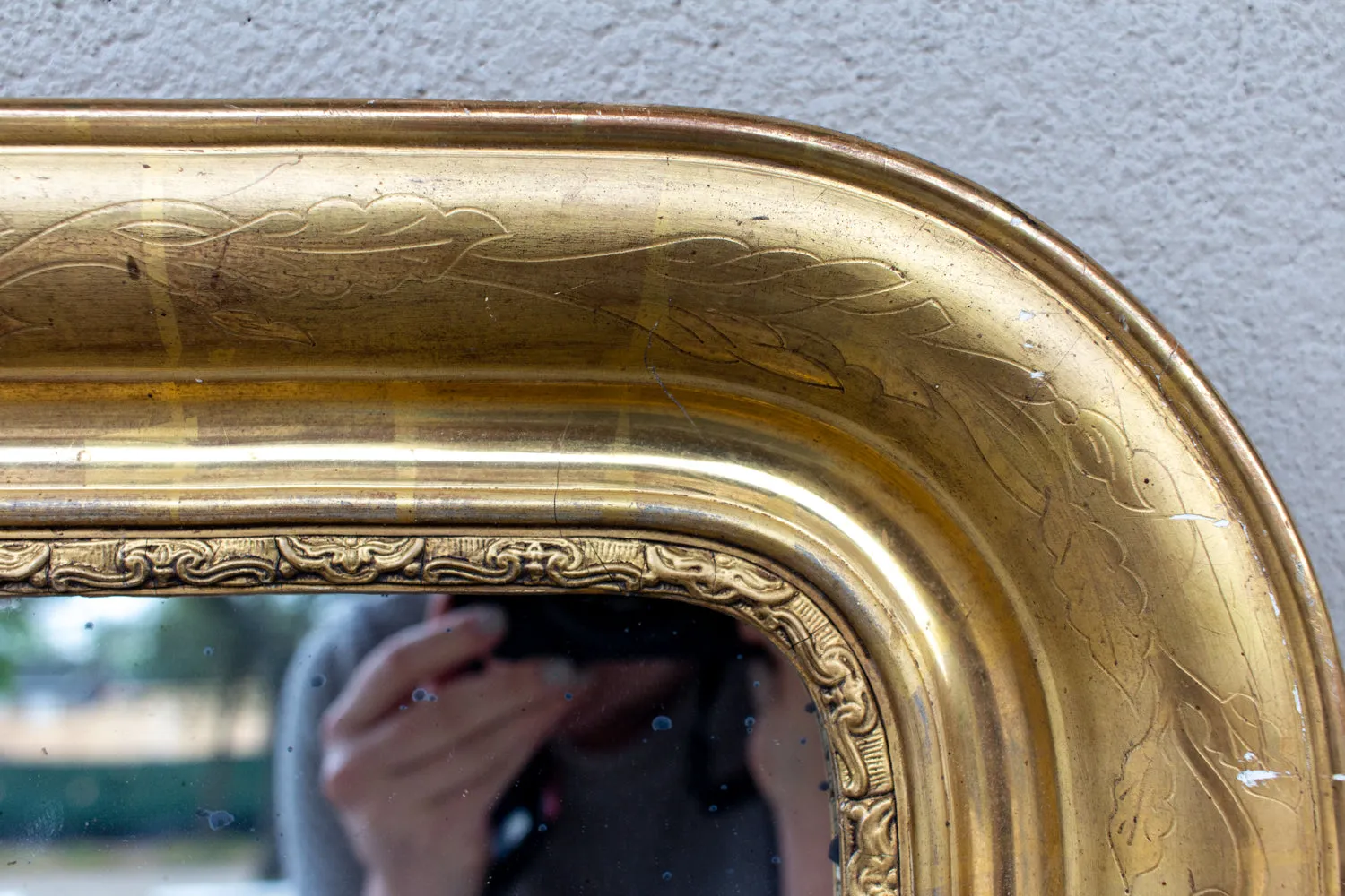 Antique French Gilt Louis Philippe Mirror