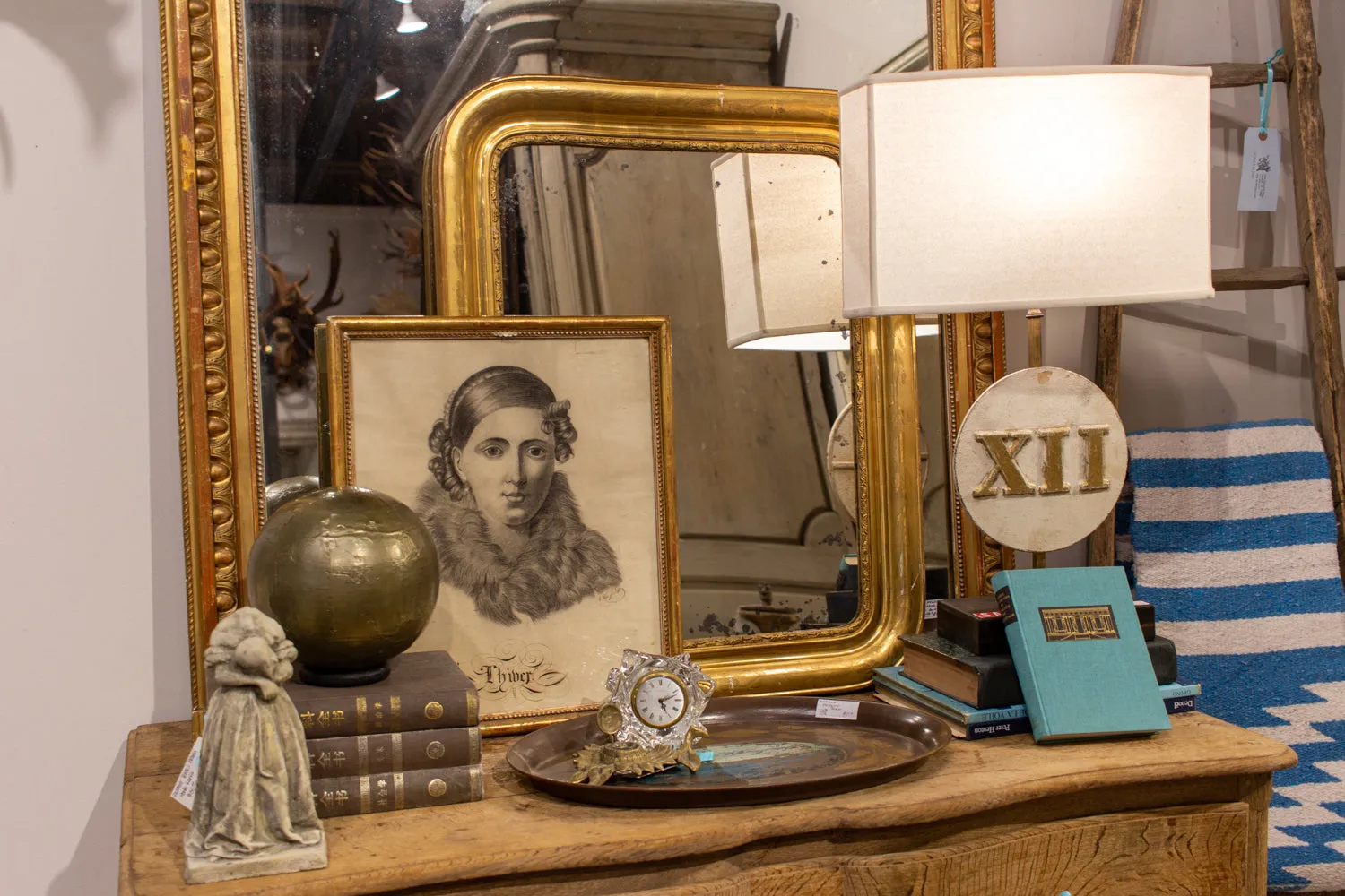 Antique French Gilt Louis Philippe Mirror