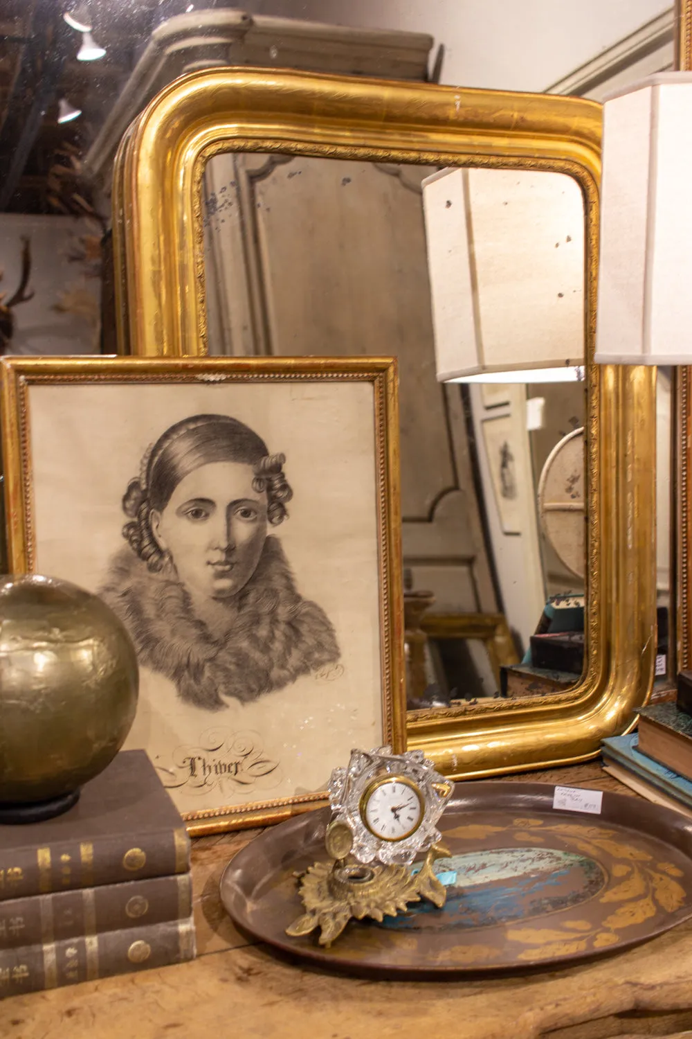 Antique French Gilt Louis Philippe Mirror